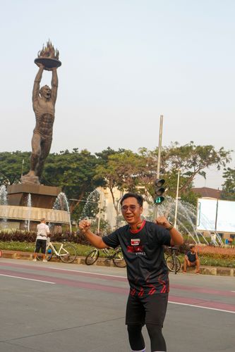 Race photo from One Run 10K Vibes 2024