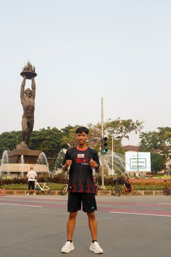 Race photo from One Run 10K Vibes 2024