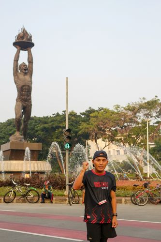Race photo from One Run 10K Vibes 2024
