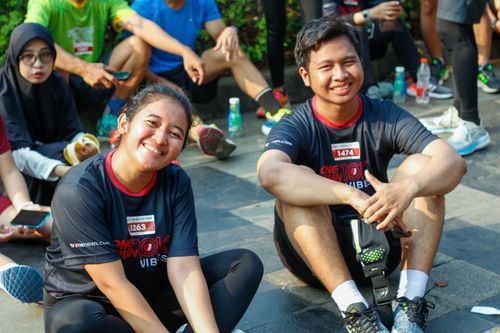 Race photo from One Run 10K Vibes 2024