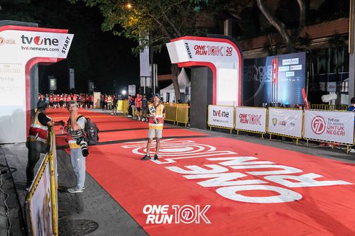 Race photo from ONE RUN 10K 2025