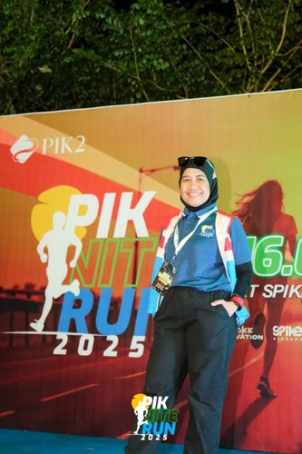 Race photo from PIK NITE RUN 2025