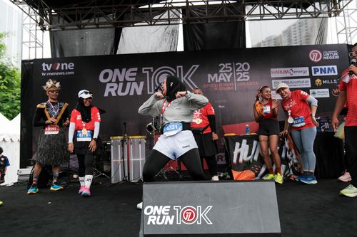 Race photo from ONE RUN 10K 2025