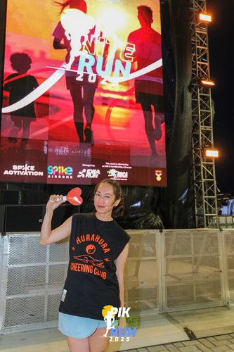 Race photo from PIK NITE RUN 2025