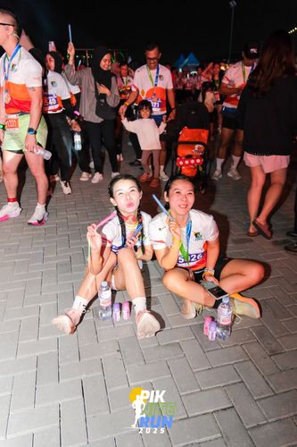 Race photo from PIK NITE RUN 2025