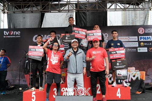 Race photo from ONE RUN 10K 2025