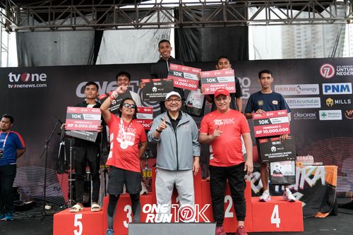 Race photo from ONE RUN 10K 2025
