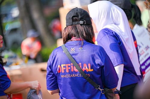 Race photo from NOTARACE 2025