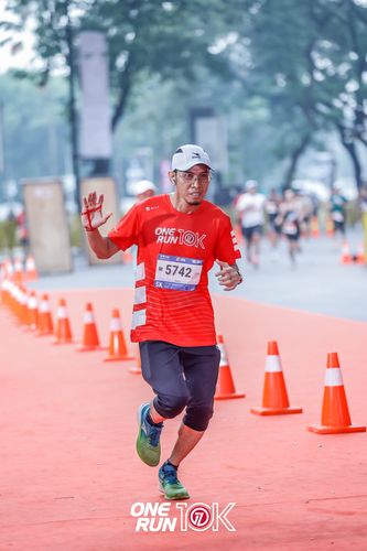Race photo from ONE RUN 10K 2025