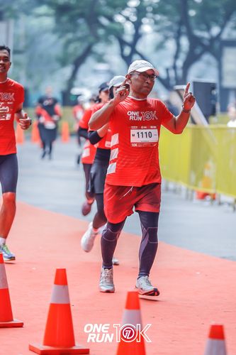 Race photo from ONE RUN 10K 2025