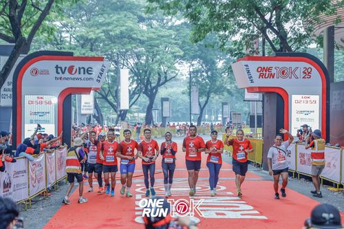 Race photo from ONE RUN 10K 2025