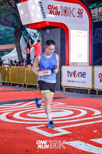 Race photo from ONE RUN 10K 2025