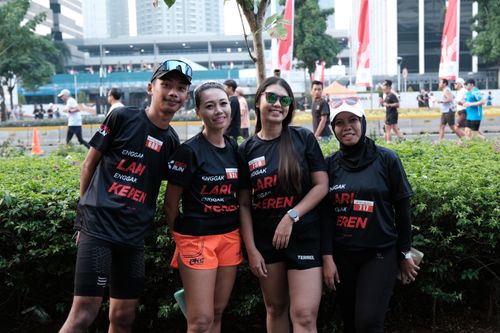 Race photo from Soft Launching Buku "Enggak Lari, Enggak Keren" & IdeaRun