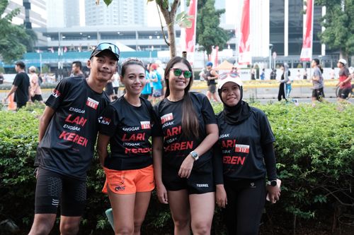 Race photo from Soft Launching Buku "Enggak Lari, Enggak Keren" & IdeaRun