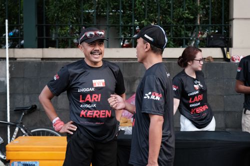 Race photo from Soft Launching Buku "Enggak Lari, Enggak Keren" & IdeaRun