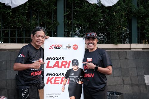 Race photo from Soft Launching Buku "Enggak Lari, Enggak Keren" & IdeaRun