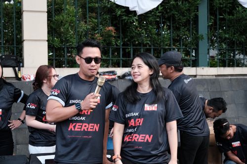 Race photo from Soft Launching Buku "Enggak Lari, Enggak Keren" & IdeaRun