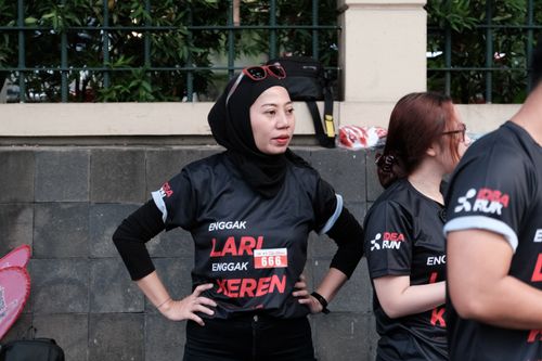 Race photo from Soft Launching Buku "Enggak Lari, Enggak Keren" & IdeaRun