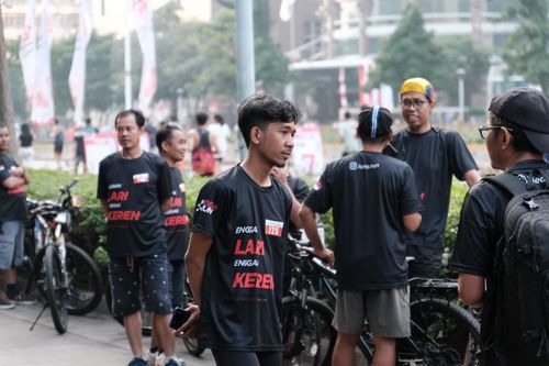 Race photo from Soft Launching Buku "Enggak Lari, Enggak Keren" & IdeaRun