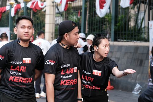 Race photo from Soft Launching Buku "Enggak Lari, Enggak Keren" & IdeaRun