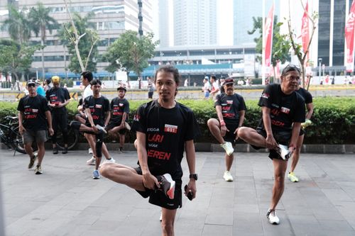 Race photo from Soft Launching Buku "Enggak Lari, Enggak Keren" & IdeaRun