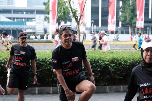 Race photo from Soft Launching Buku "Enggak Lari, Enggak Keren" & IdeaRun