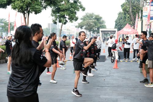Race photo from Soft Launching Buku "Enggak Lari, Enggak Keren" & IdeaRun