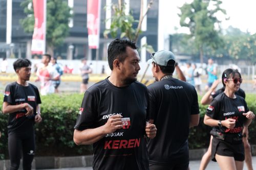 Race photo from Soft Launching Buku "Enggak Lari, Enggak Keren" & IdeaRun