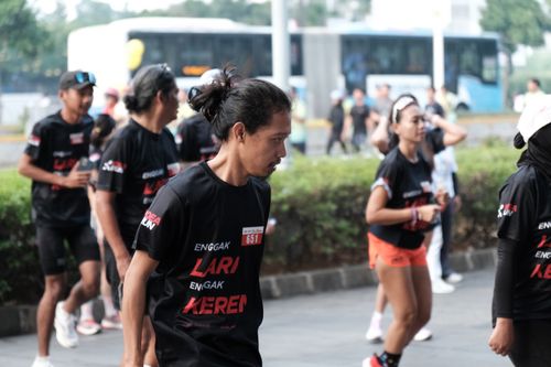 Race photo from Soft Launching Buku "Enggak Lari, Enggak Keren" & IdeaRun