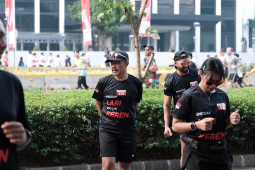 Race photo from Soft Launching Buku "Enggak Lari, Enggak Keren" & IdeaRun