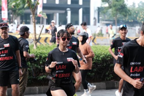 Race photo from Soft Launching Buku "Enggak Lari, Enggak Keren" & IdeaRun