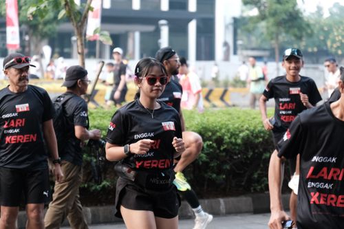 Race photo from Soft Launching Buku "Enggak Lari, Enggak Keren" & IdeaRun