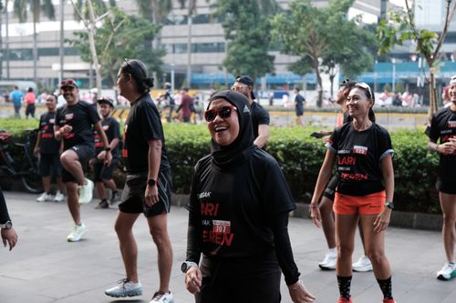 Race photo from Soft Launching Buku "Enggak Lari, Enggak Keren" & IdeaRun