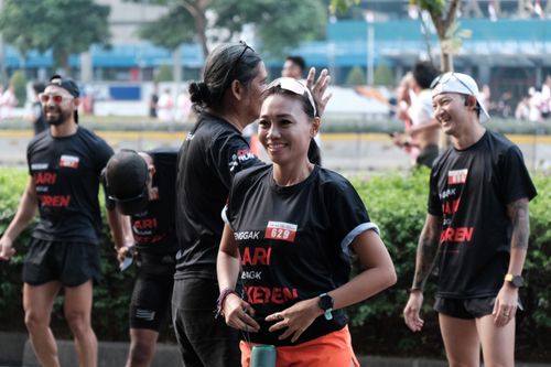 Race photo from Soft Launching Buku "Enggak Lari, Enggak Keren" & IdeaRun