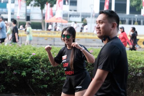 Race photo from Soft Launching Buku "Enggak Lari, Enggak Keren" & IdeaRun