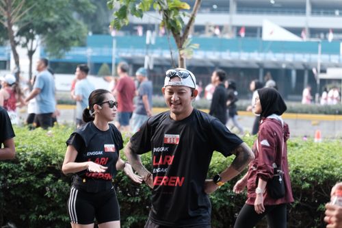 Race photo from Soft Launching Buku "Enggak Lari, Enggak Keren" & IdeaRun