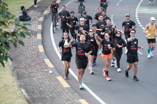 Race photo from Soft Launching Buku "Enggak Lari, Enggak Keren" & IdeaRun