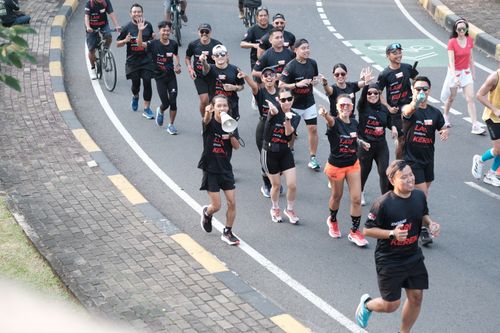 Race photo from Soft Launching Buku "Enggak Lari, Enggak Keren" & IdeaRun