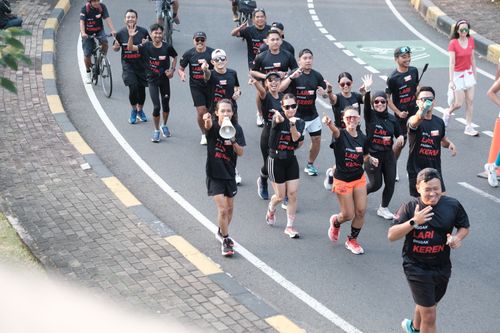 Race photo from Soft Launching Buku "Enggak Lari, Enggak Keren" & IdeaRun
