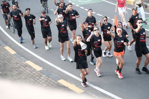 Race photo from Soft Launching Buku "Enggak Lari, Enggak Keren" & IdeaRun