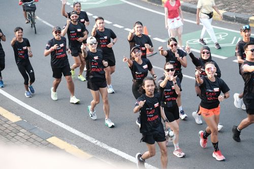 Race photo from Soft Launching Buku "Enggak Lari, Enggak Keren" & IdeaRun