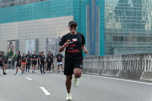 Race photo from Soft Launching Buku "Enggak Lari, Enggak Keren" & IdeaRun