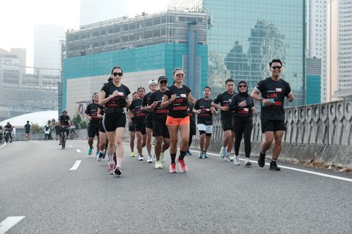 Race photo from Soft Launching Buku "Enggak Lari, Enggak Keren" & IdeaRun