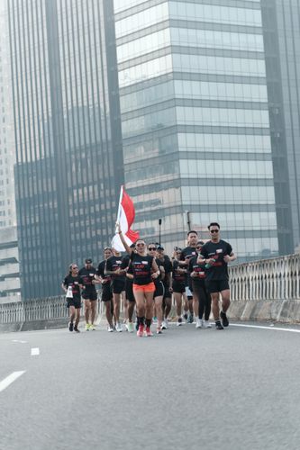 Race photo from Soft Launching Buku "Enggak Lari, Enggak Keren" & IdeaRun