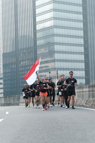 Race photo from Soft Launching Buku "Enggak Lari, Enggak Keren" & IdeaRun