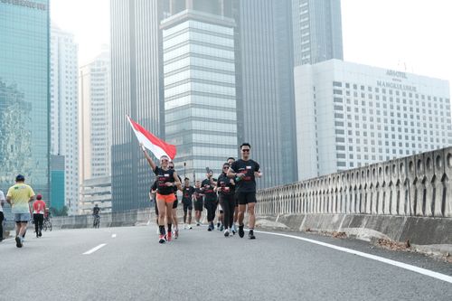 Race photo from Soft Launching Buku "Enggak Lari, Enggak Keren" & IdeaRun
