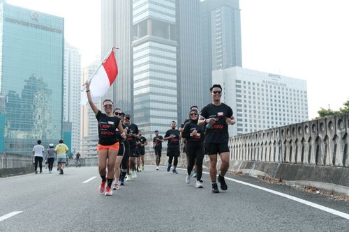 Race photo from Soft Launching Buku "Enggak Lari, Enggak Keren" & IdeaRun