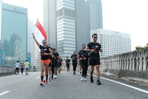 Race photo from Soft Launching Buku "Enggak Lari, Enggak Keren" & IdeaRun