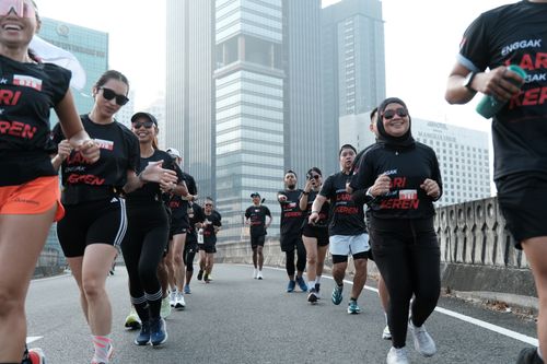 Race photo from Soft Launching Buku "Enggak Lari, Enggak Keren" & IdeaRun