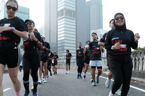 Race photo from Soft Launching Buku "Enggak Lari, Enggak Keren" & IdeaRun